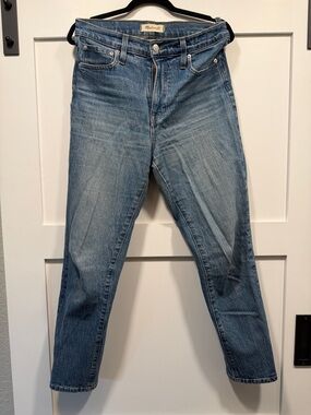Madewell Blue Straight-Leg Jeans